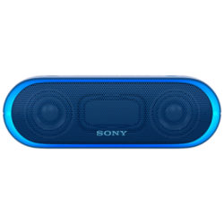 Sony SRS-XB20 Extra Bass Water-Resistant Bluetooth NFC Portable Speaker with LED Ring Lighting Blue